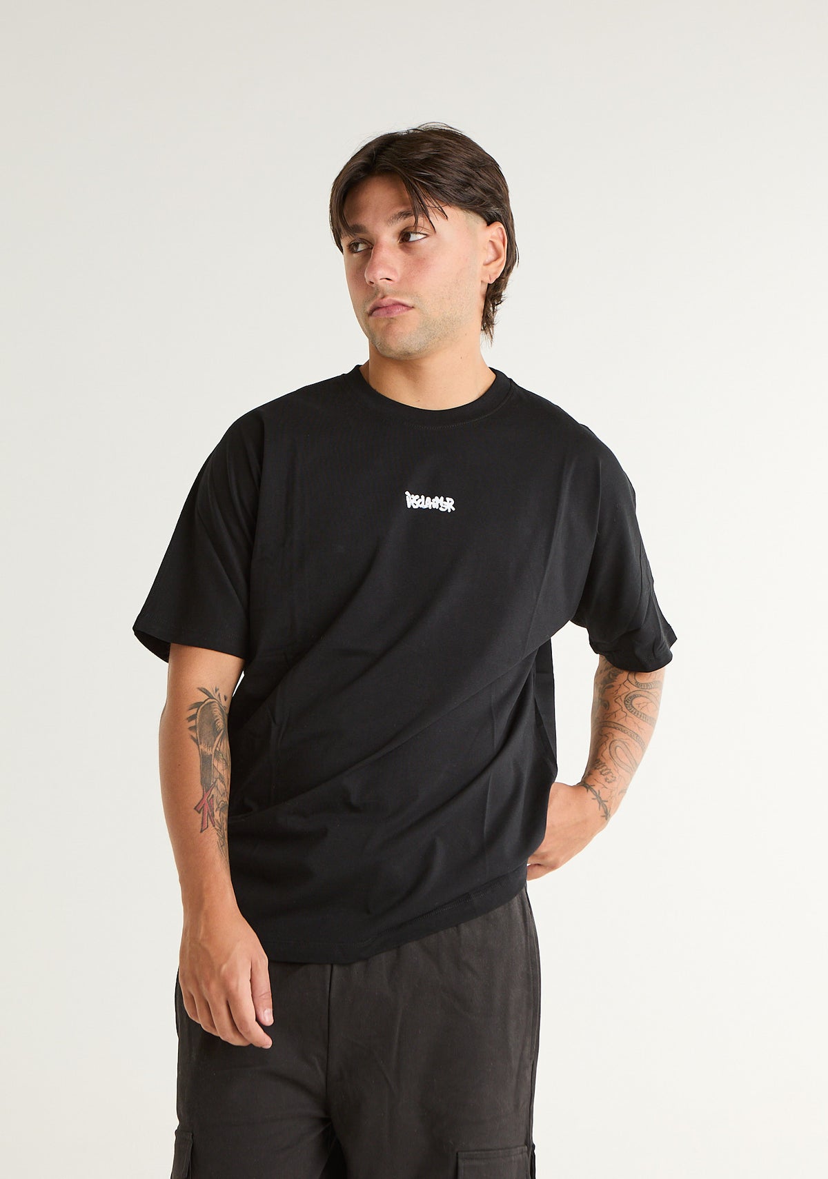 T-shirt con stampa frontale e posteriore