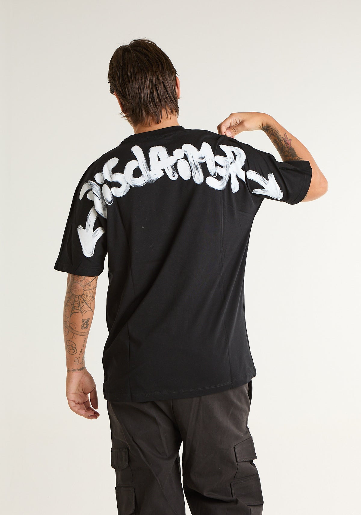 T-shirt con stampa frontale e posteriore