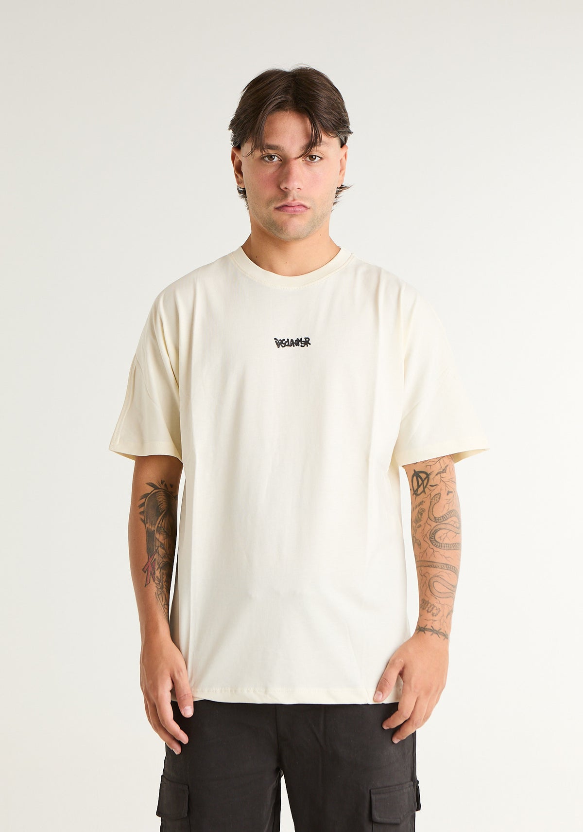 T-shirt con stampa frontale e posteriore