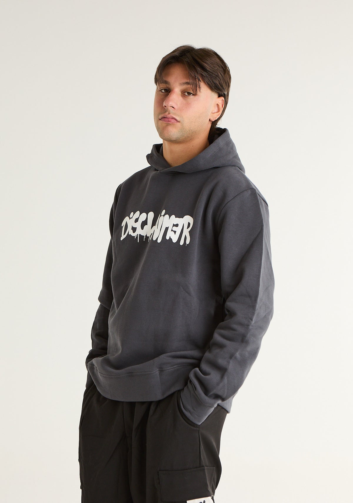 Felpa con logo frontale