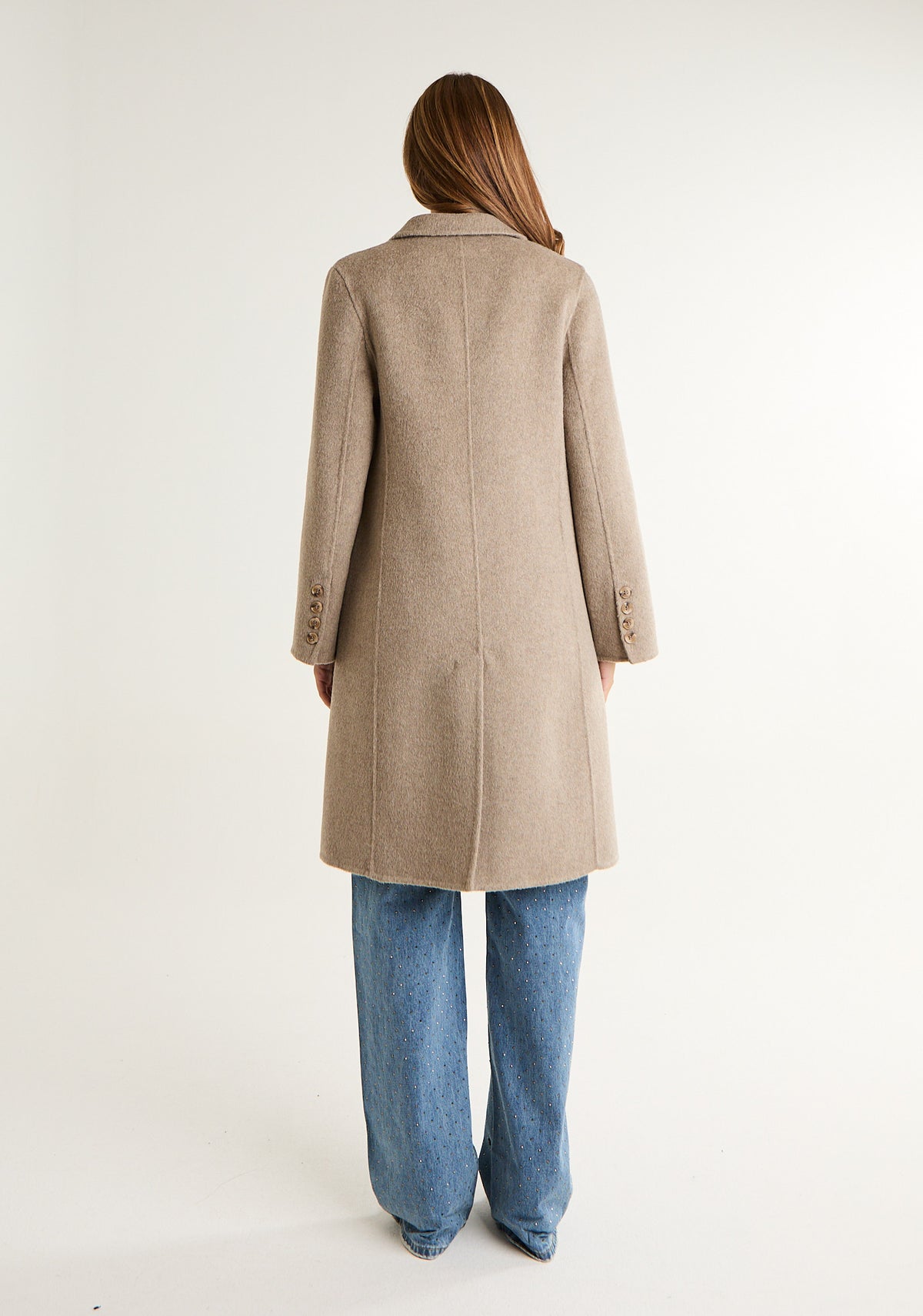 Cappotto midi in panno