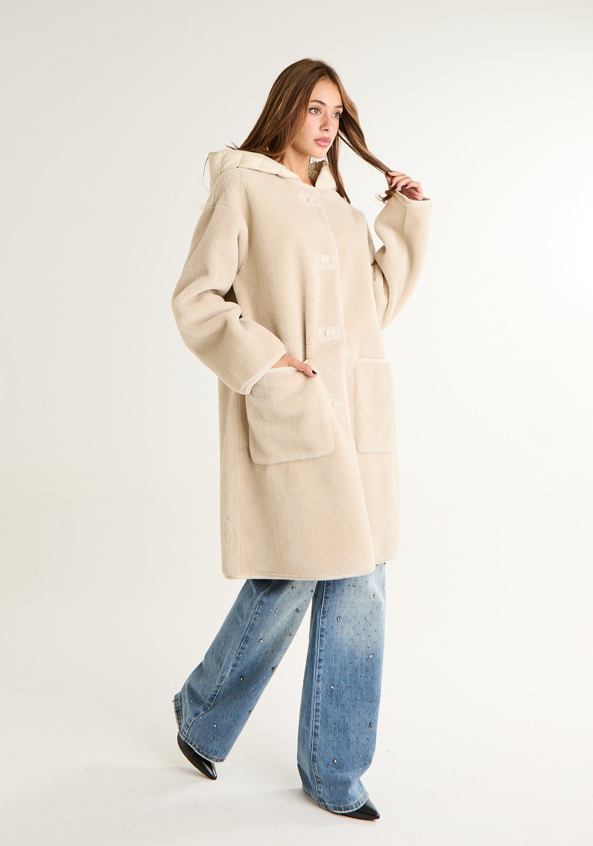 Cappotto a pelo corto