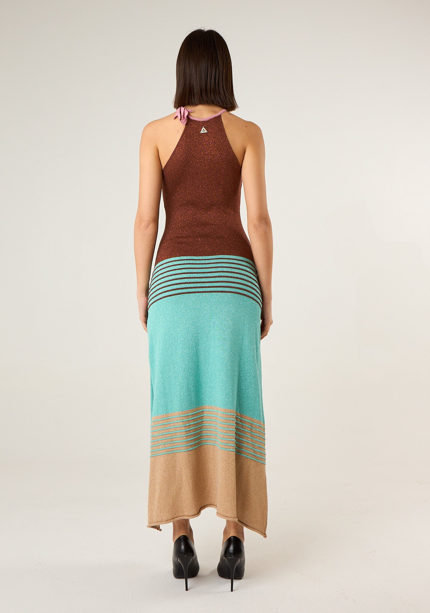 Abito in maglia lurex