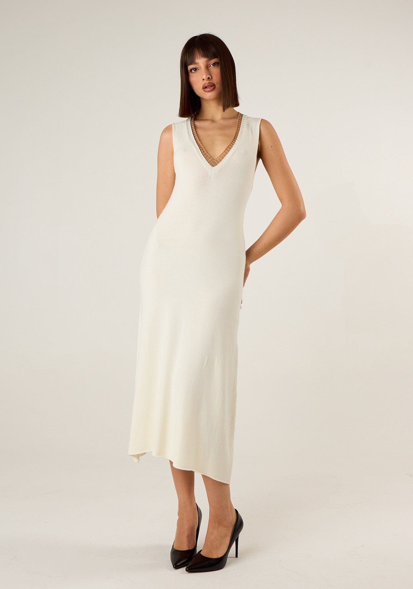 Abito lungo in maglia