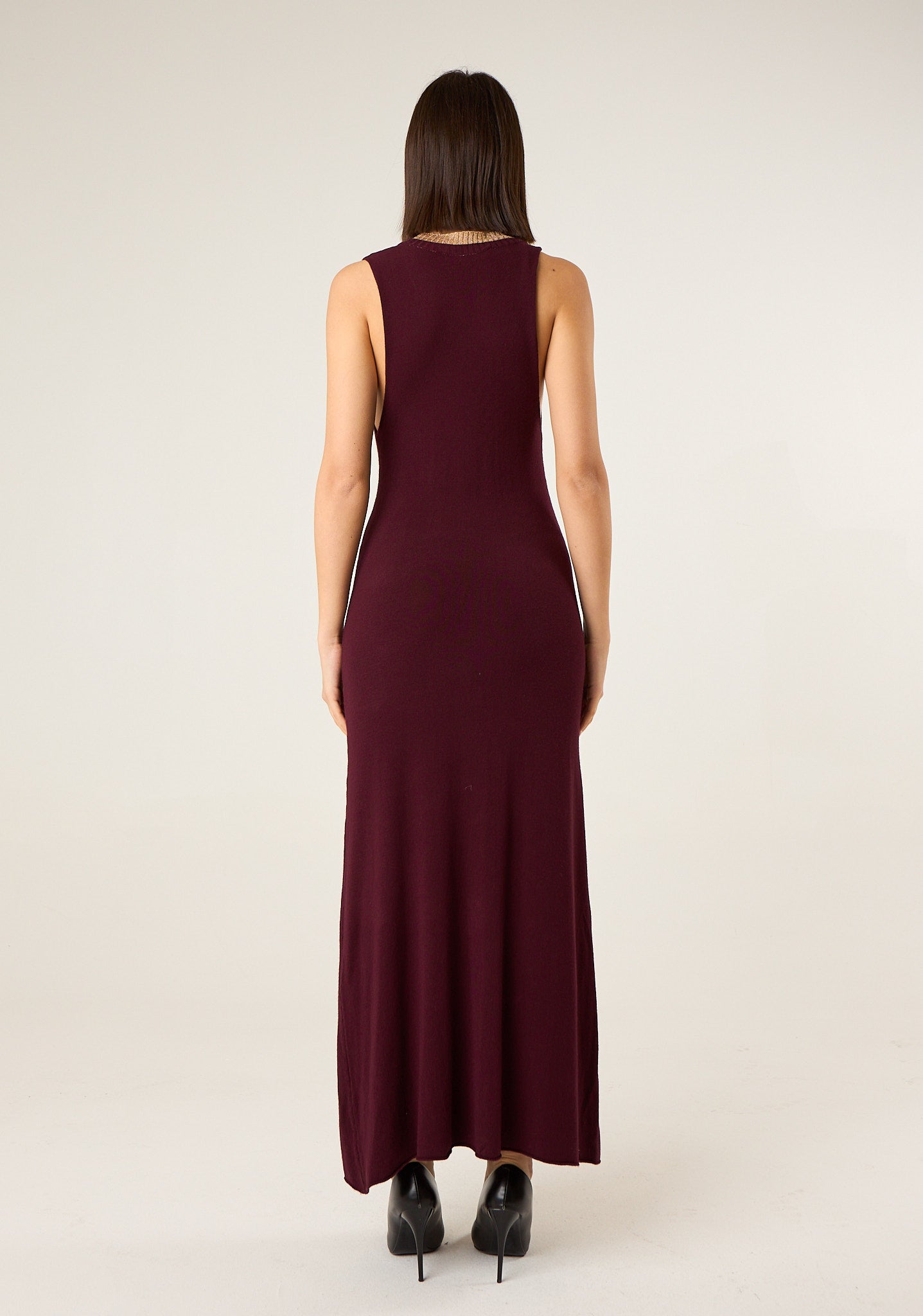 Abito lungo in maglia