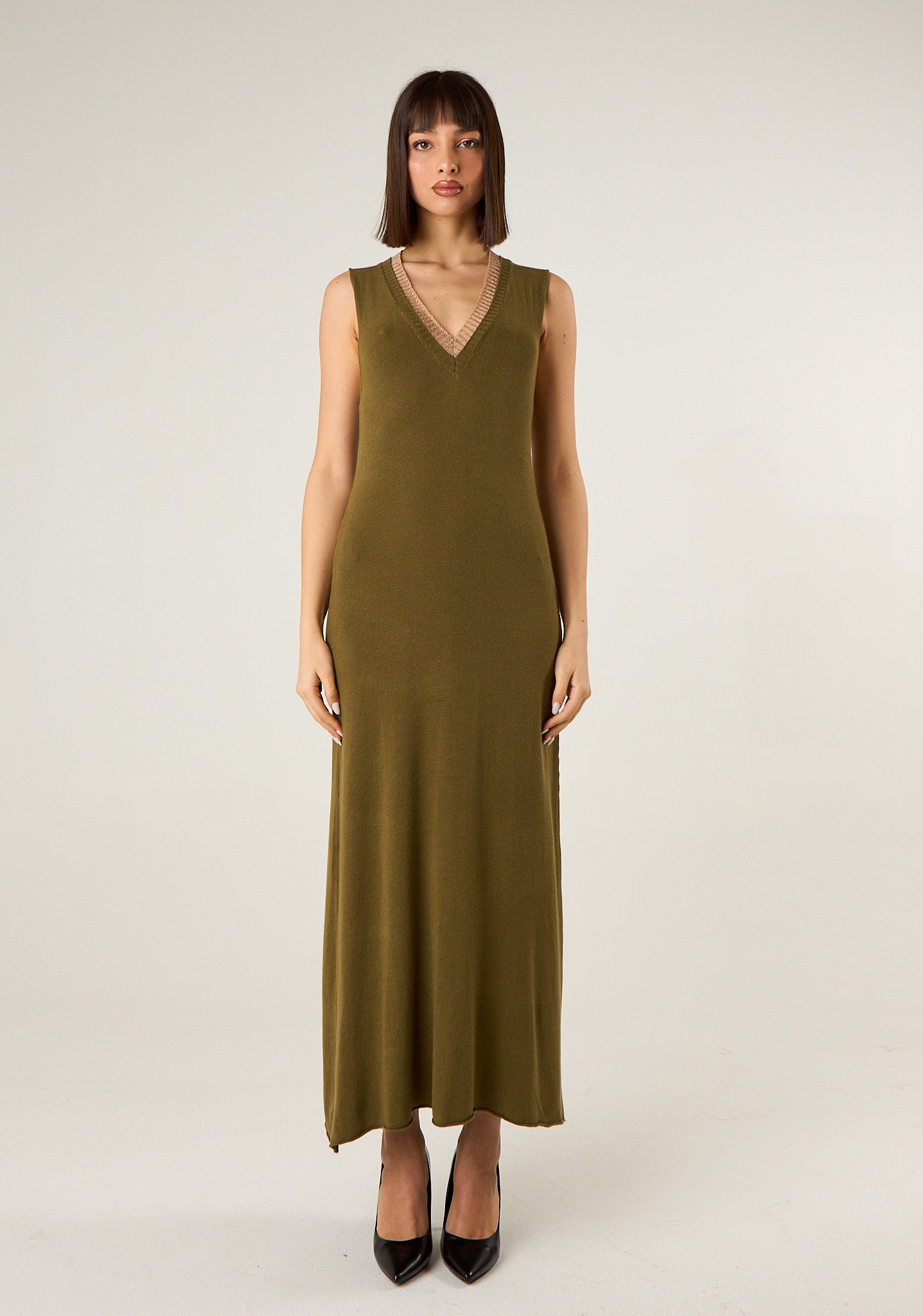 Abito lungo in maglia