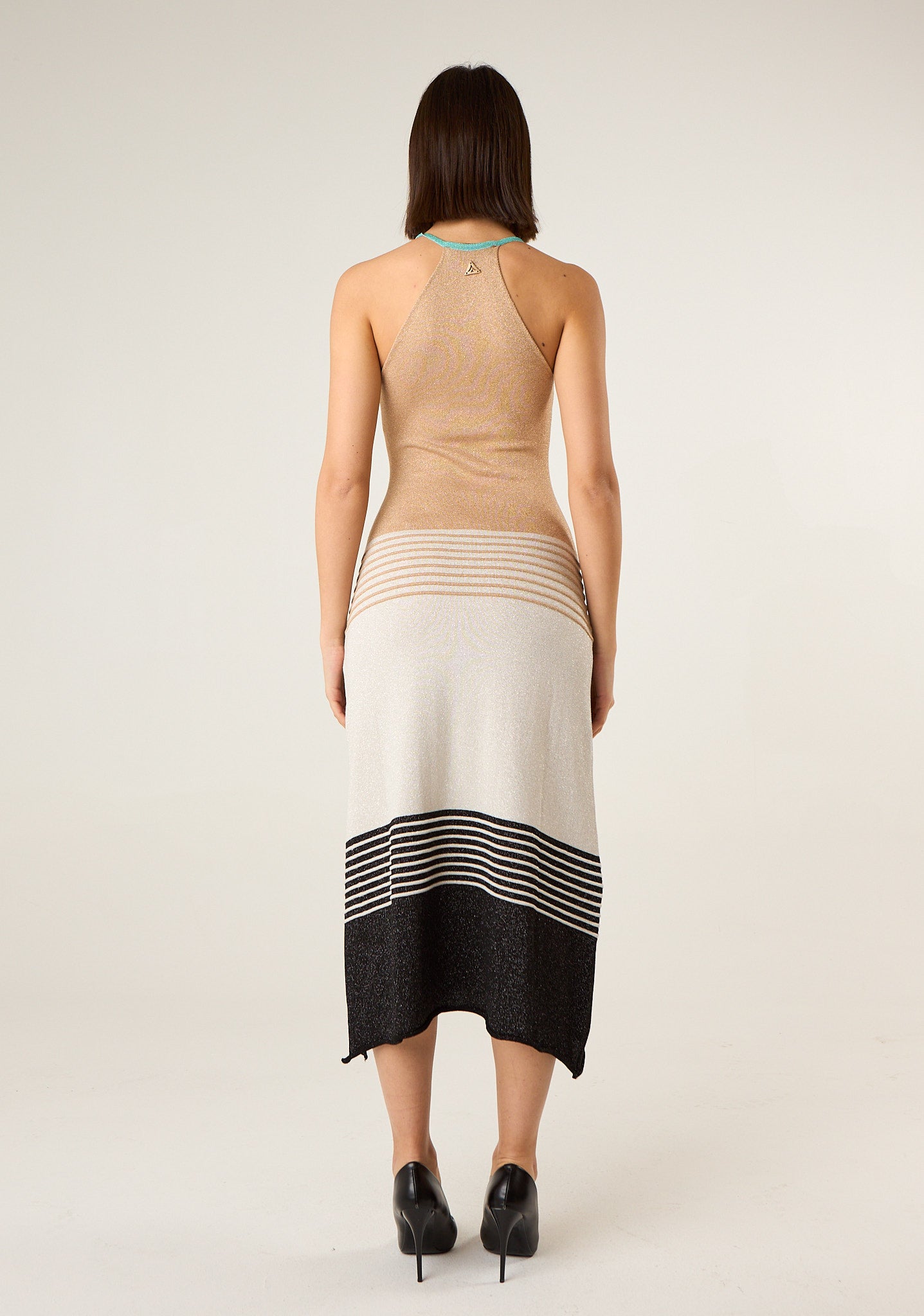 Abito in maglia lurex