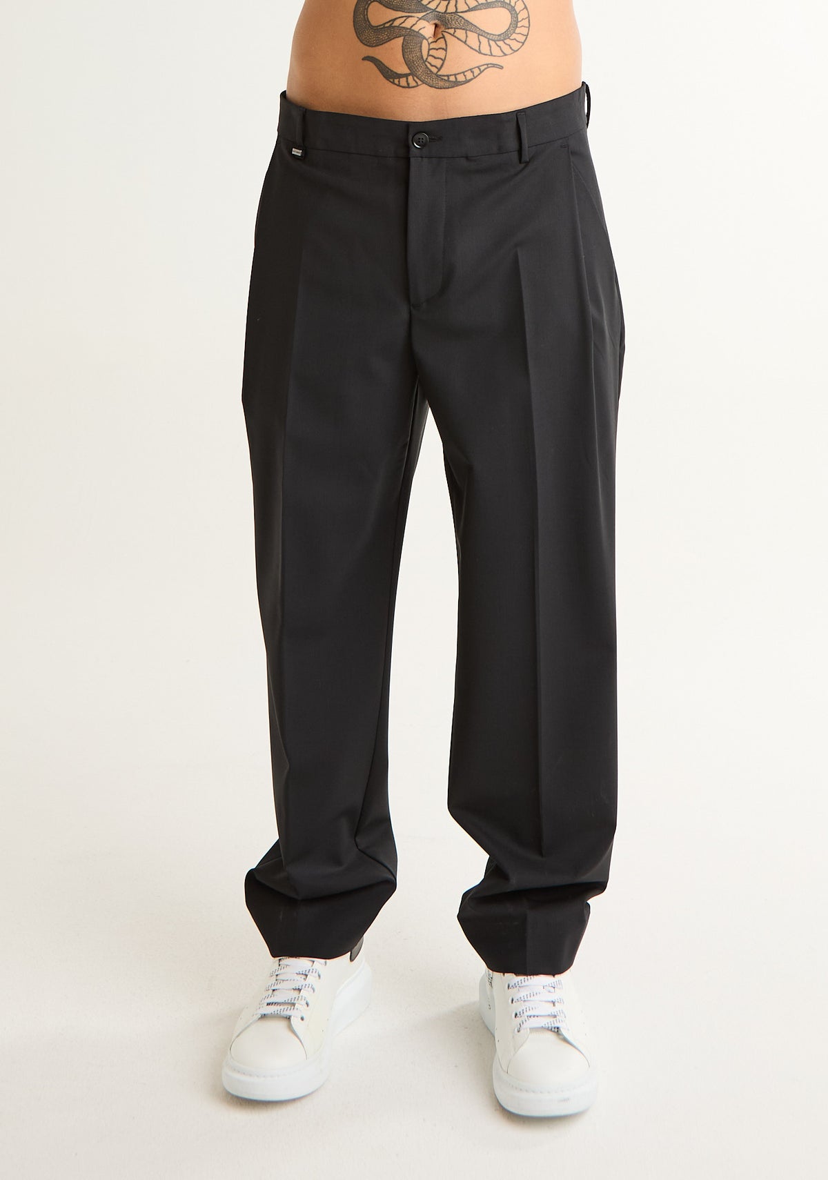 Pantalone in tessuto screziato