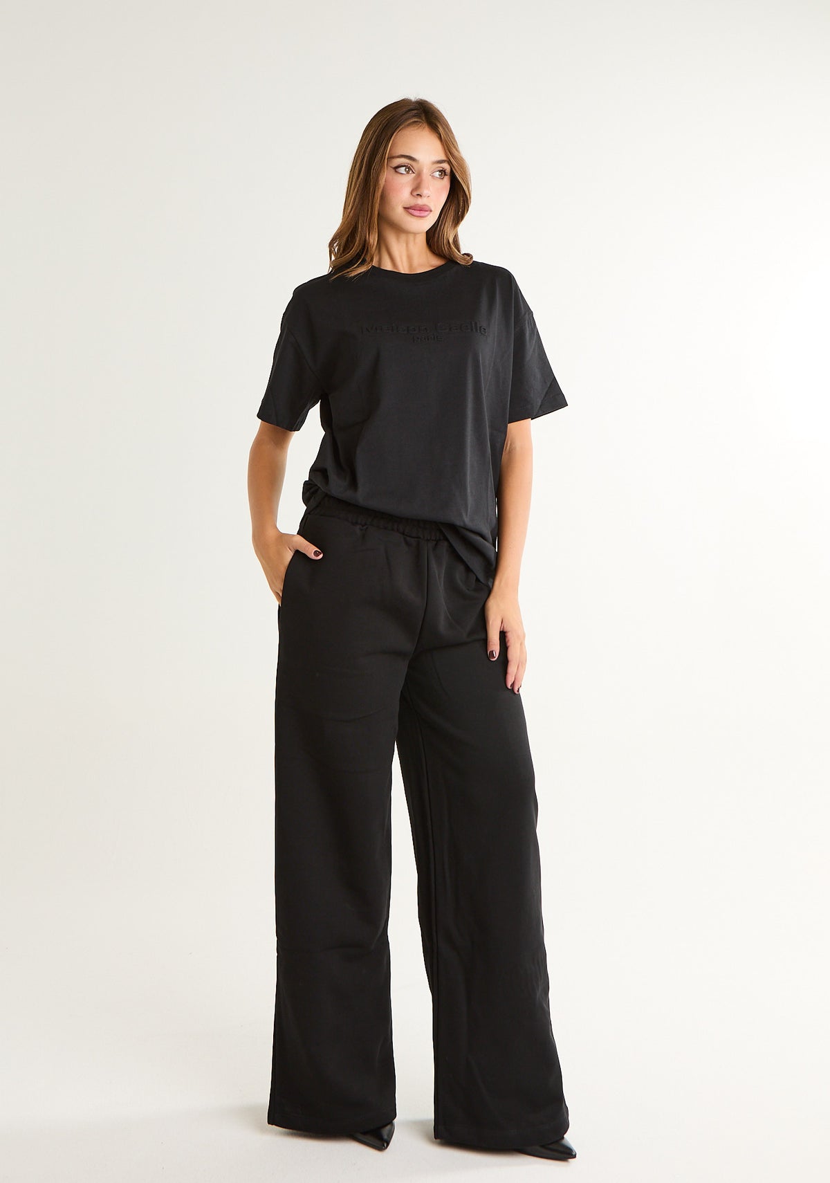 Pantalone tuta palazzo