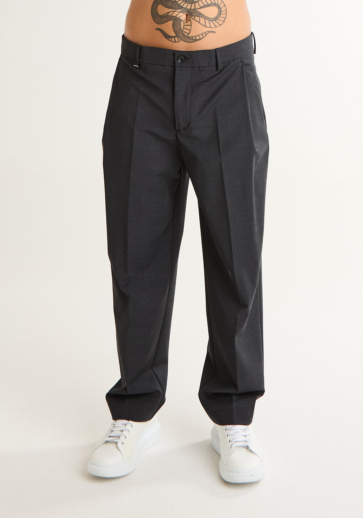 Pantalone in tessuto screziato
