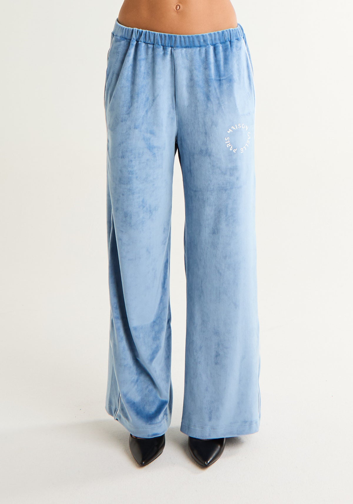 Pantalone palazzo in ciniglia