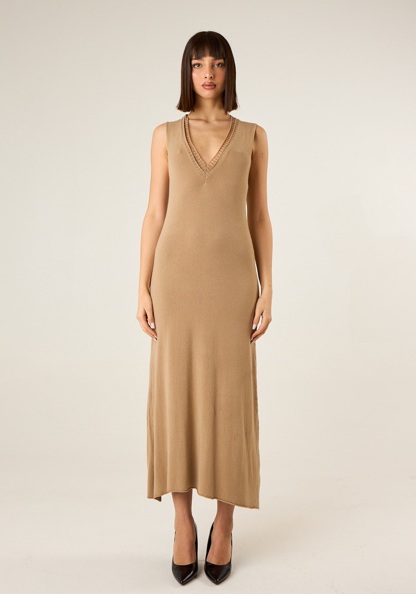 Abito lungo in maglia