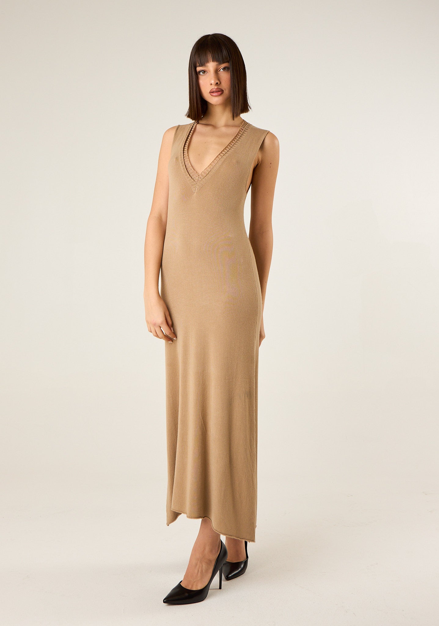 Abito lungo in maglia