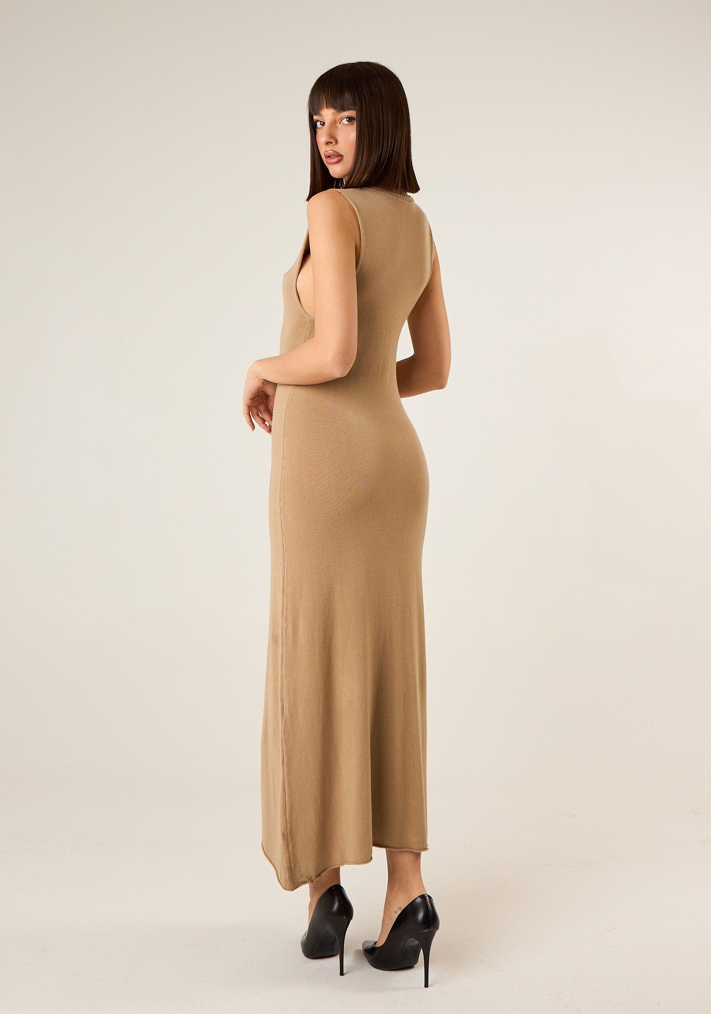 Abito lungo in maglia