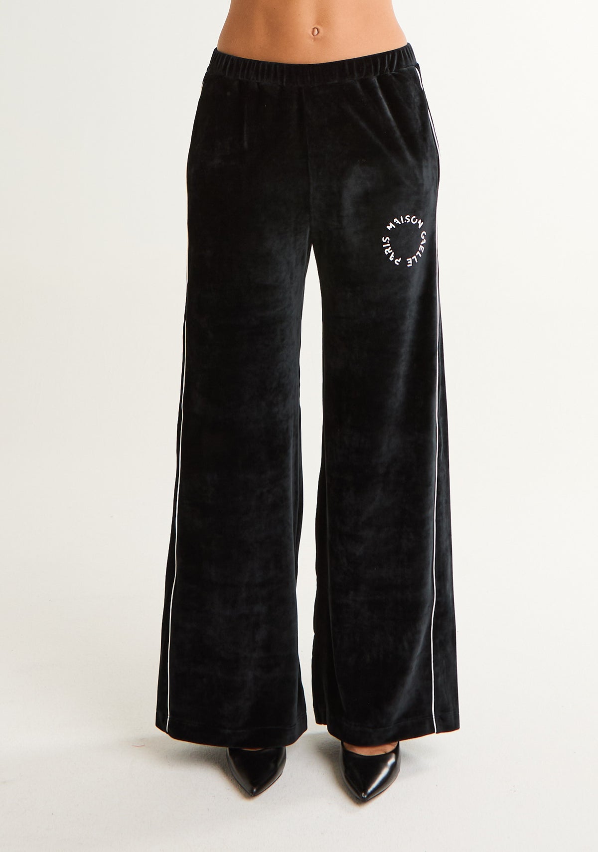 Pantalone palazzo in ciniglia