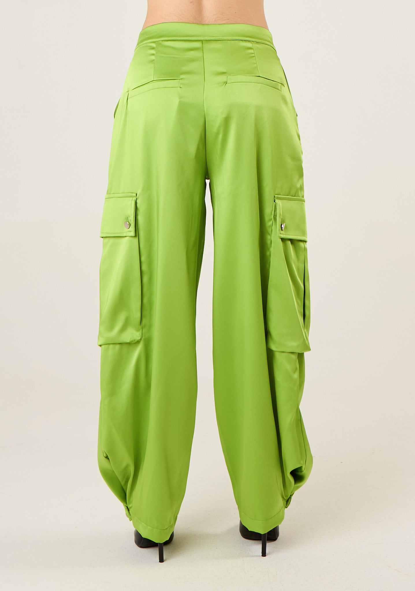 Pantalone harem in simil raso