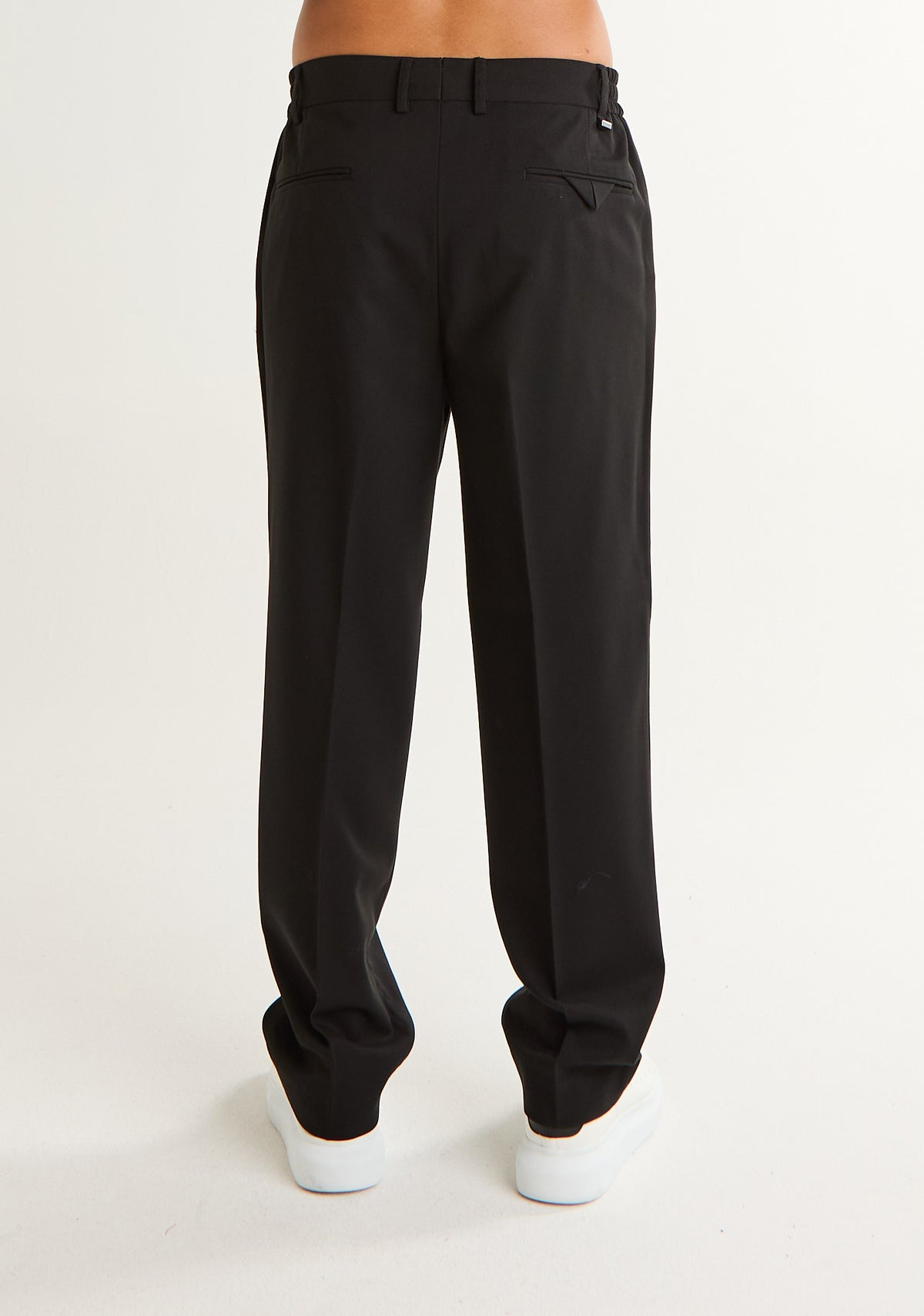 Pantalone in cotone piquet