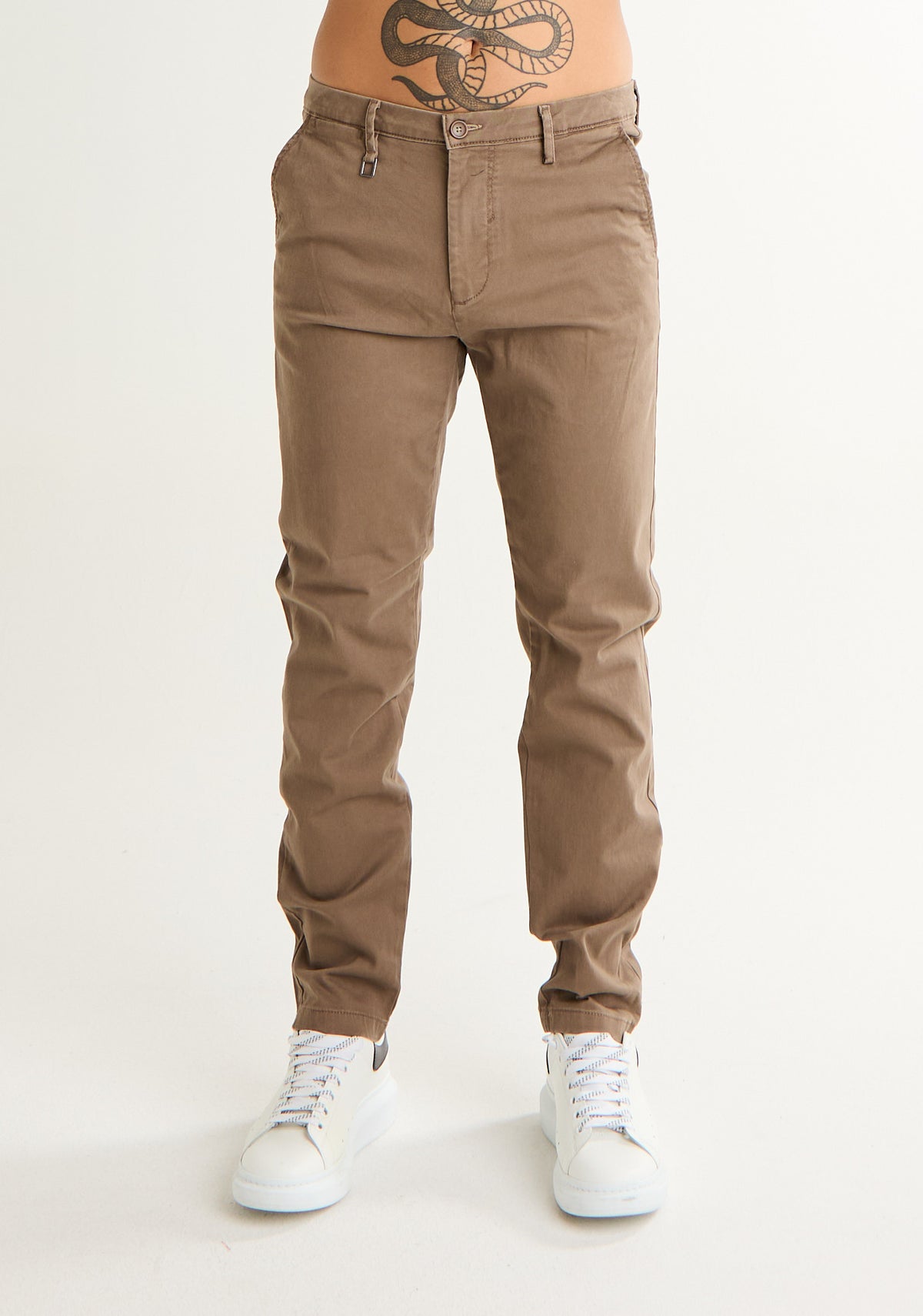 Pantalone stretch a gambe strette