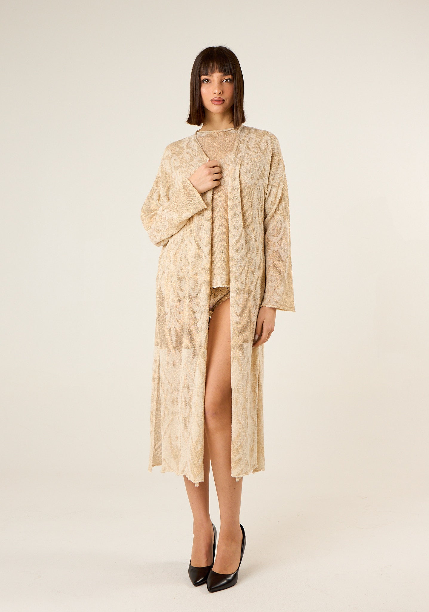 Kimono damascato