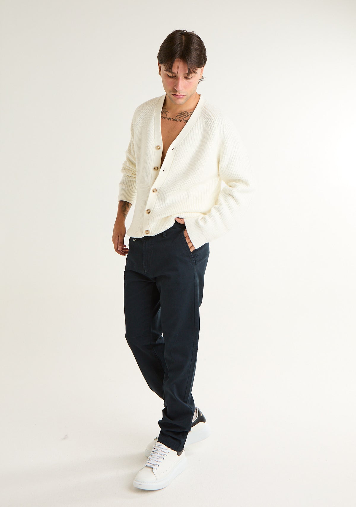 Pantalone stretch a gambe strette