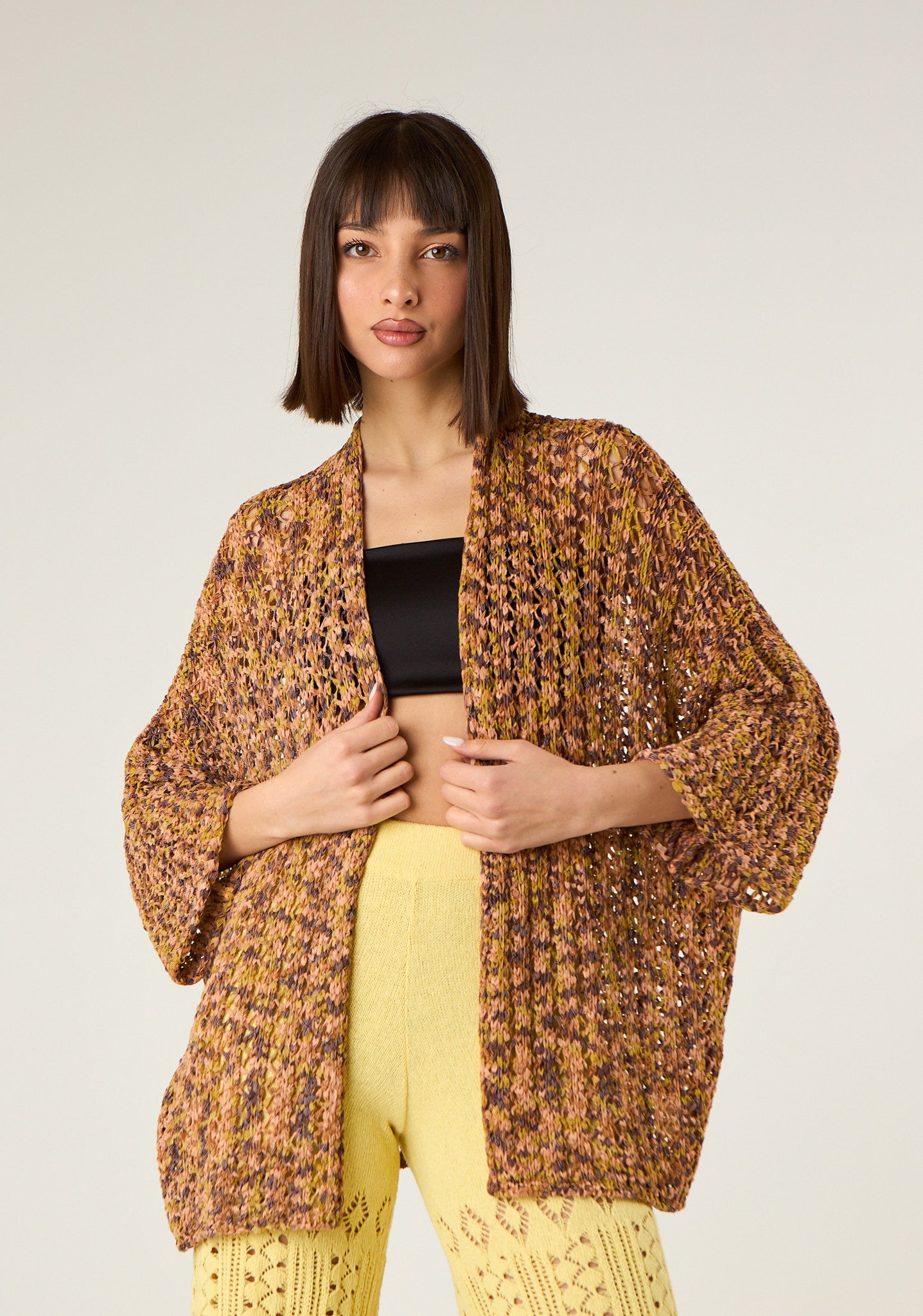 Kimono in maglia boucklè