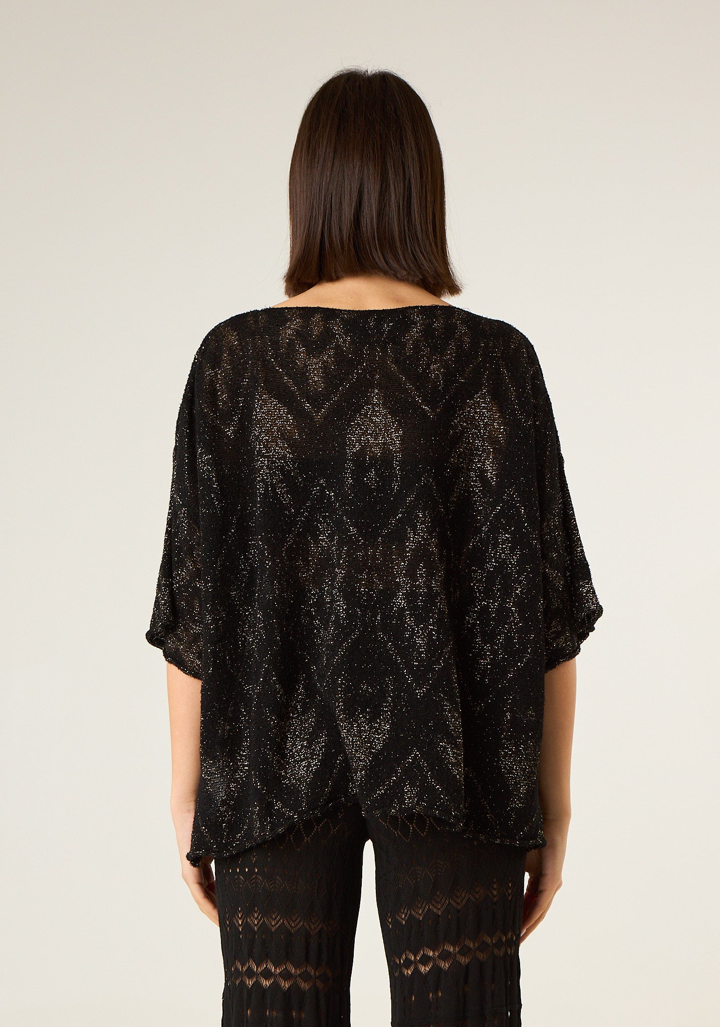 Maglia a trapezio in filato leggero