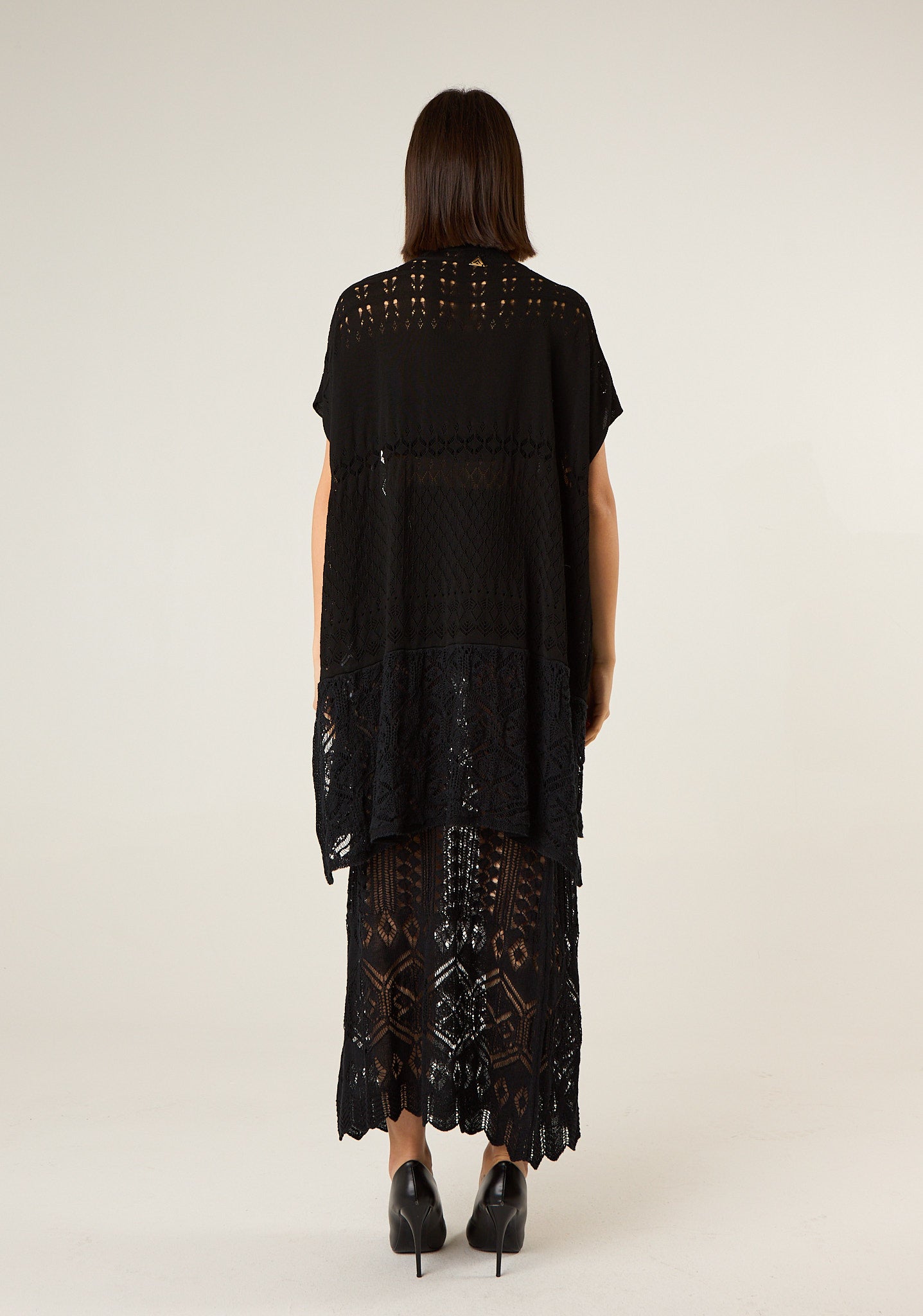 Kimono corto in maglia