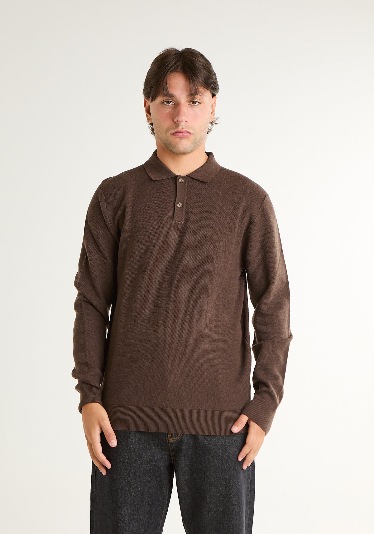 Maglia polo tinta unita