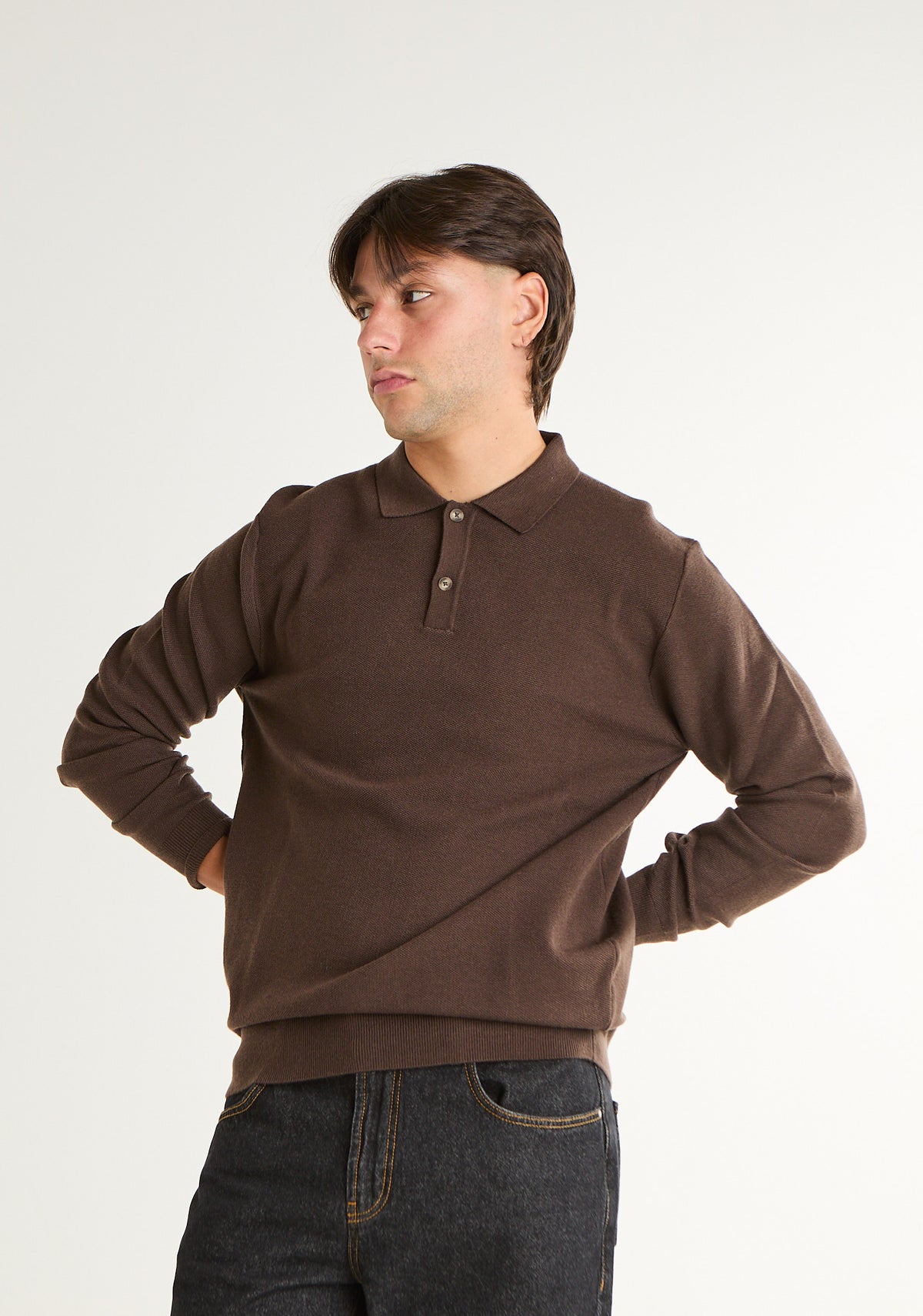 Maglia polo tinta unita