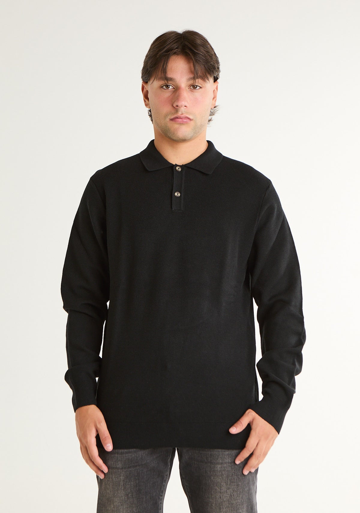 Maglia polo tinta unita