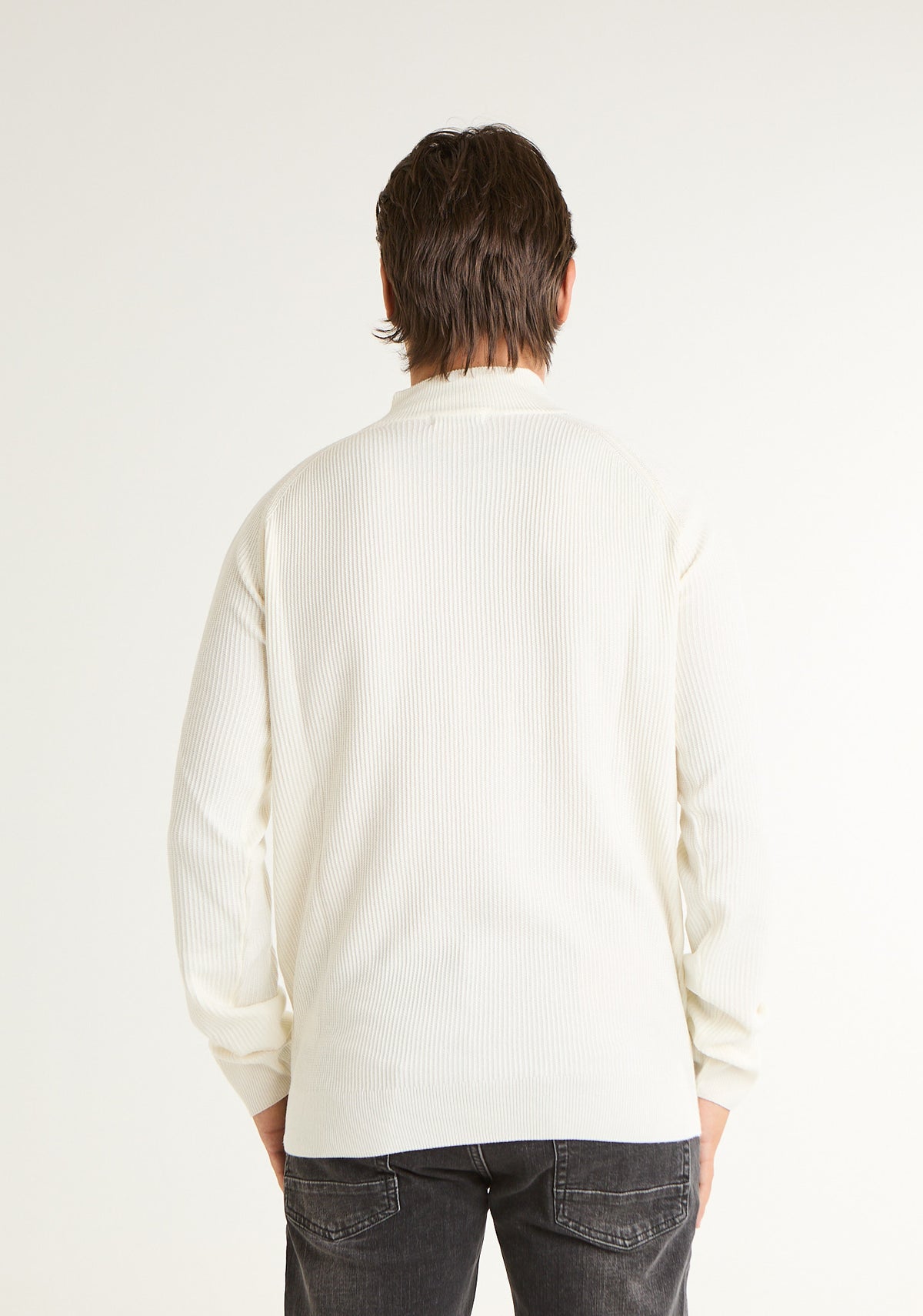 Maglia lupetto mezza zip
