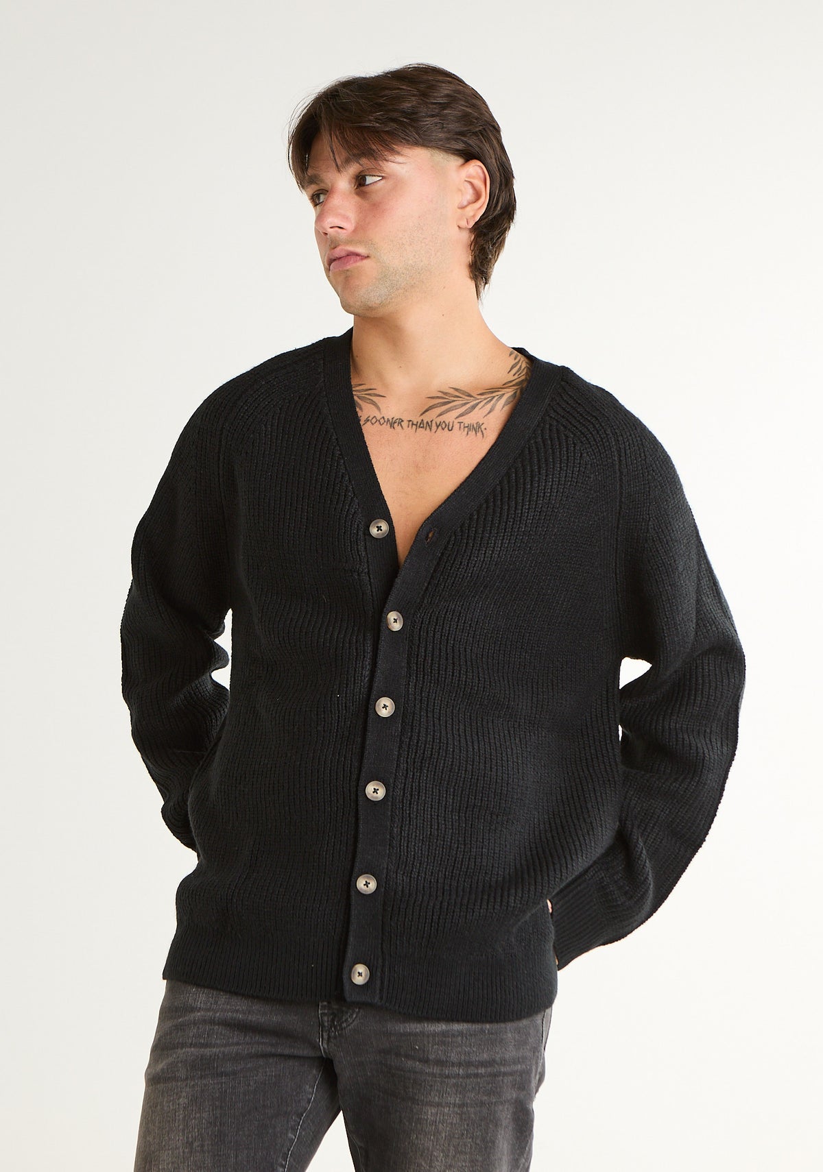 Cardigan a lavorazione spessa