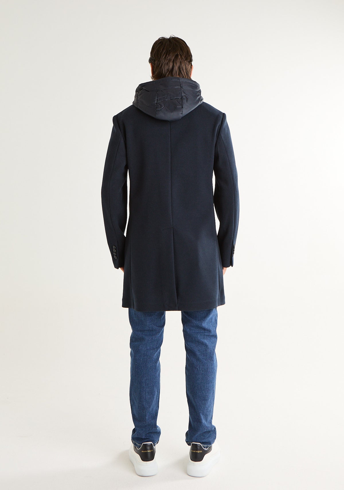 Cappotto con dettaglio removibile
