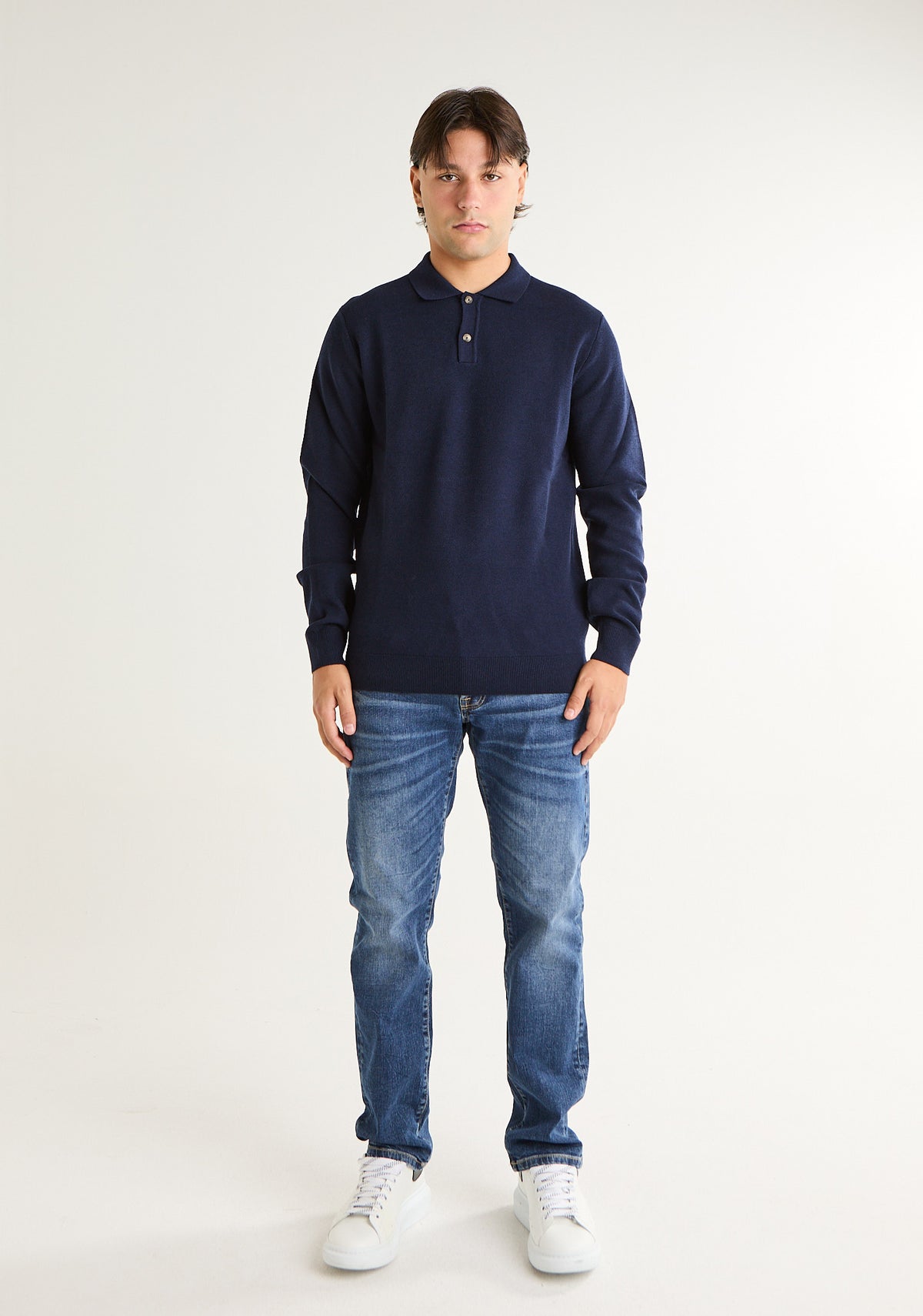 Maglia polo tinta unita