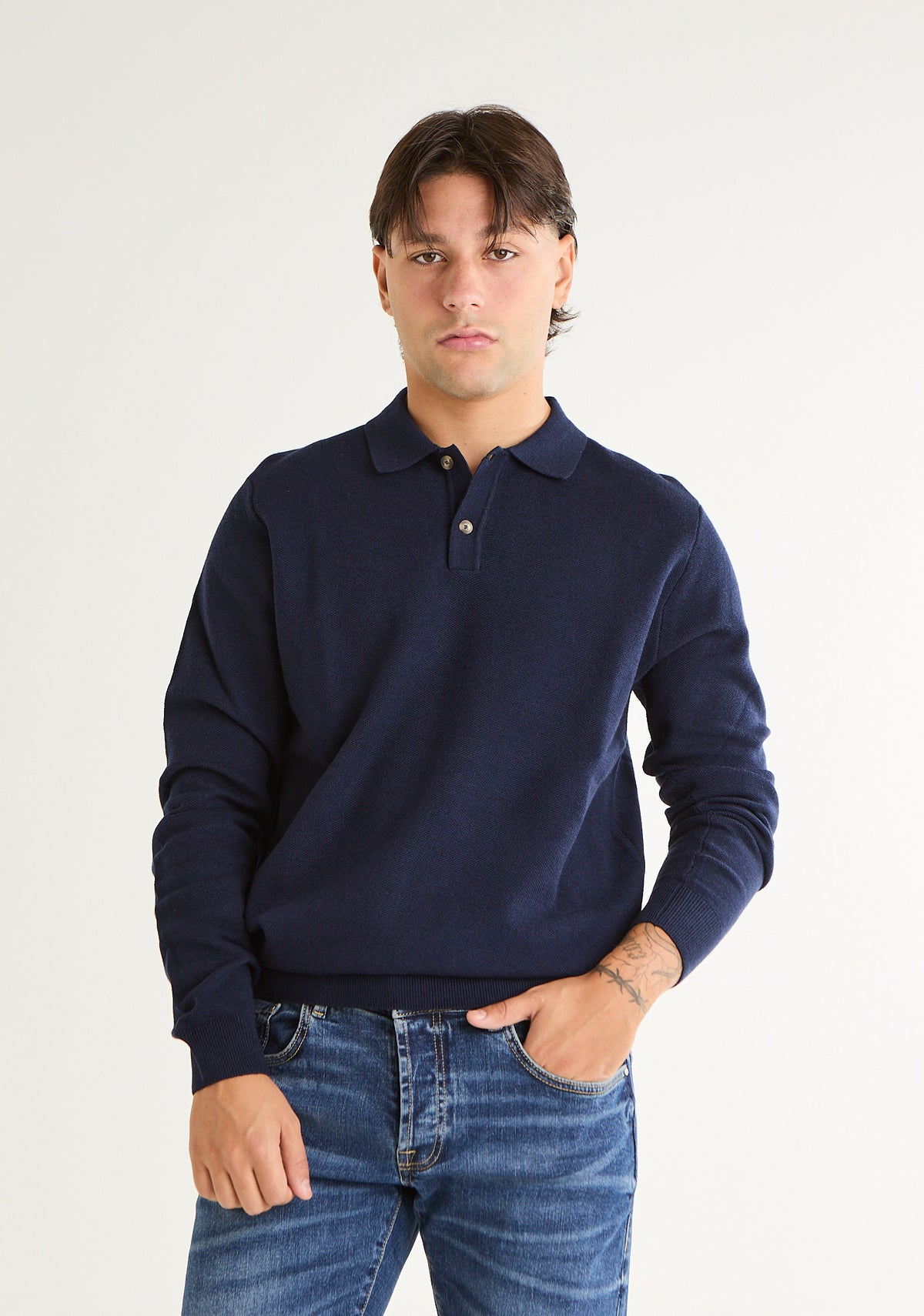 Maglia polo tinta unita