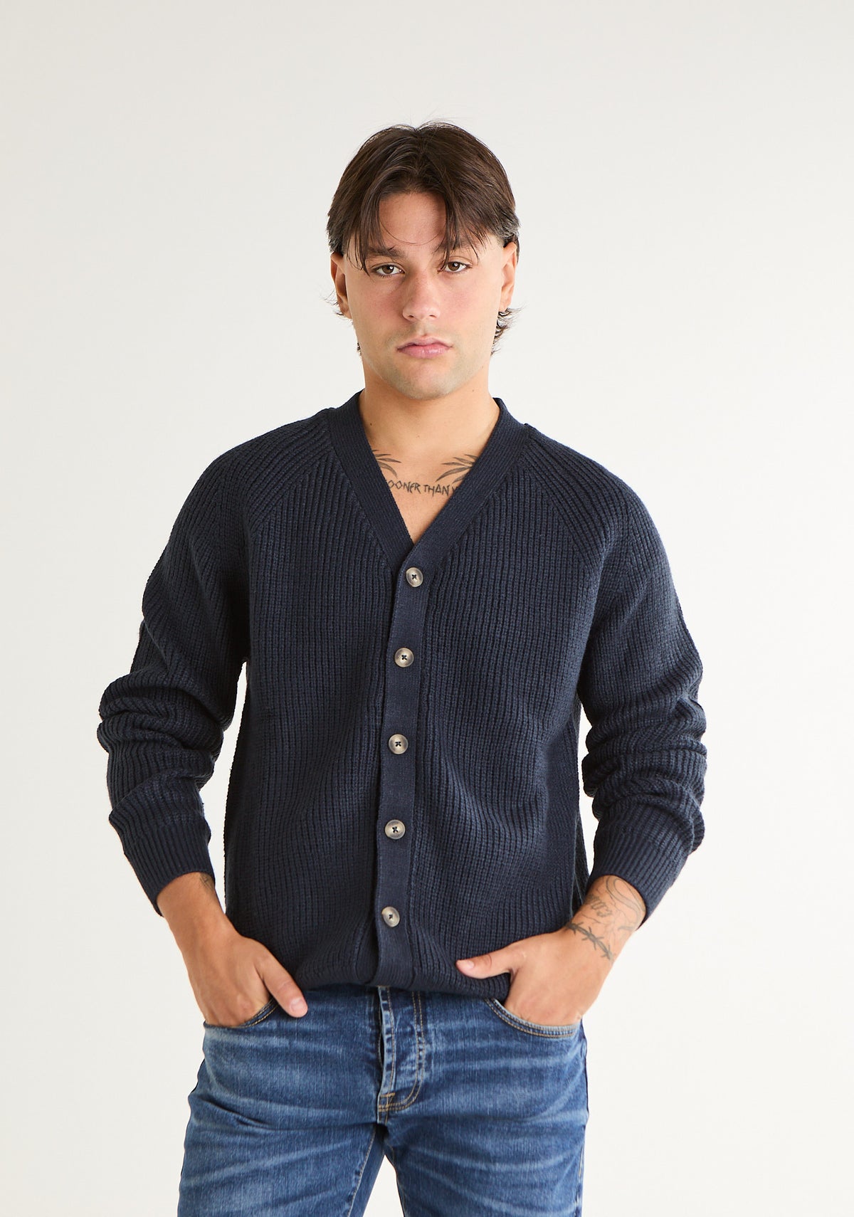 Cardigan a lavorazione spessa