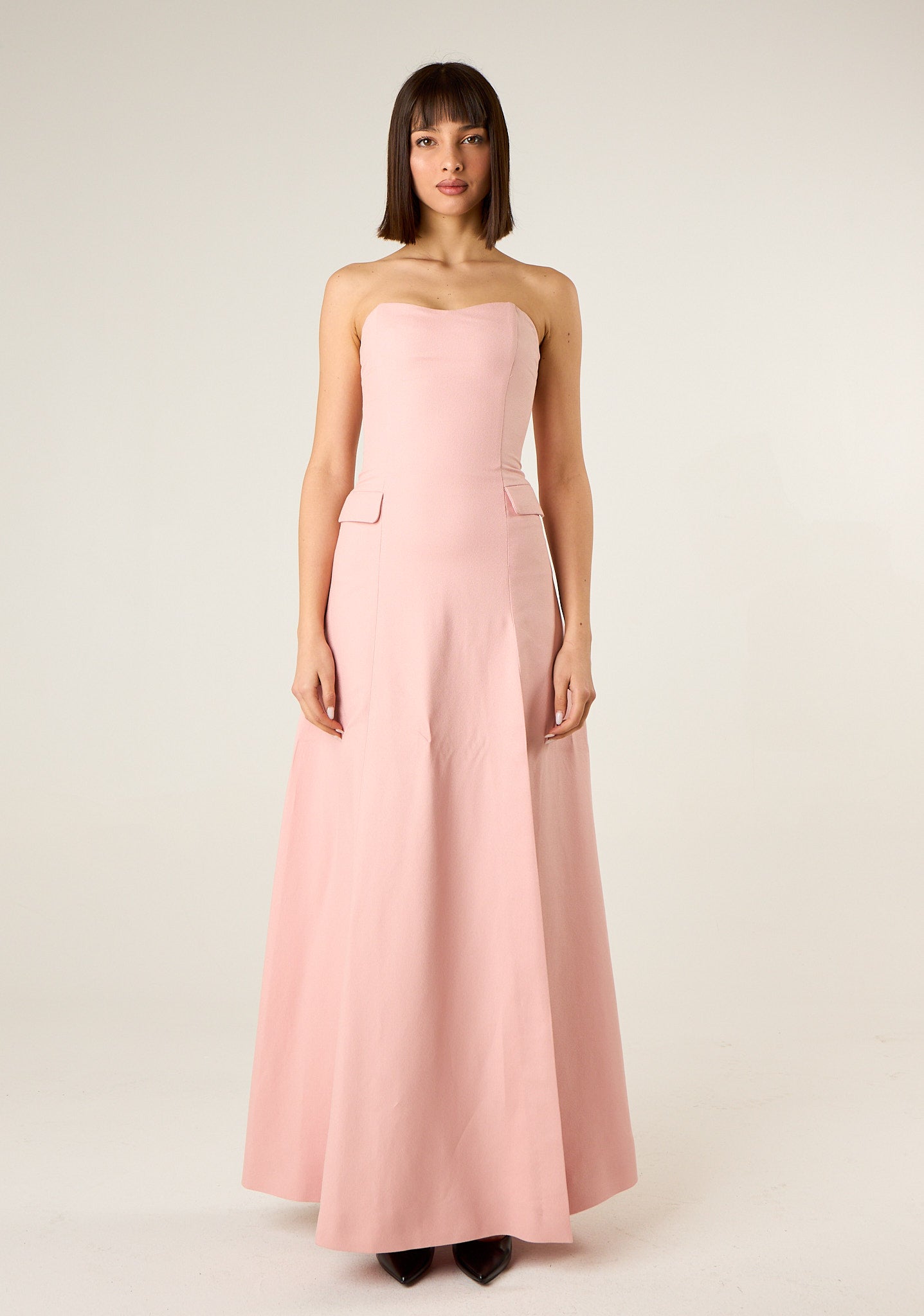 Abito lungo a corpetto