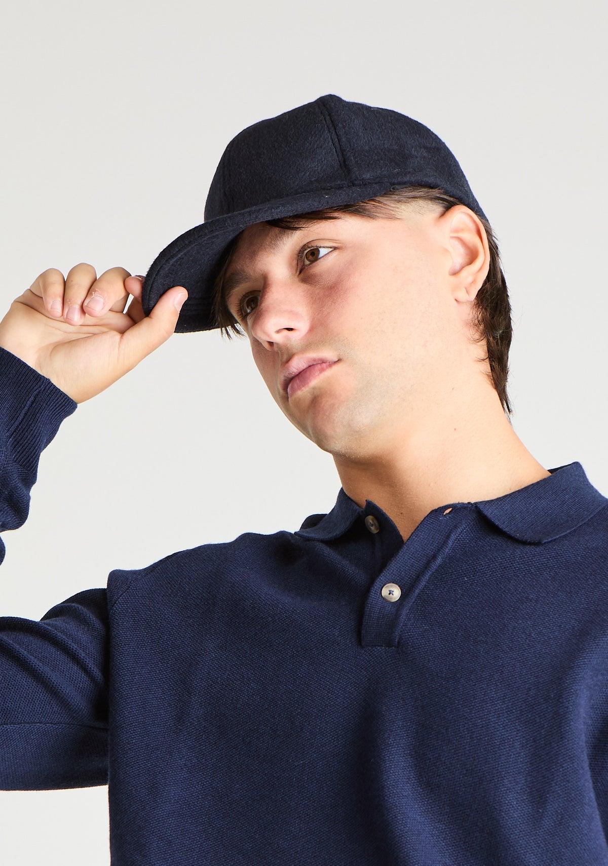Cappello baseball in panno