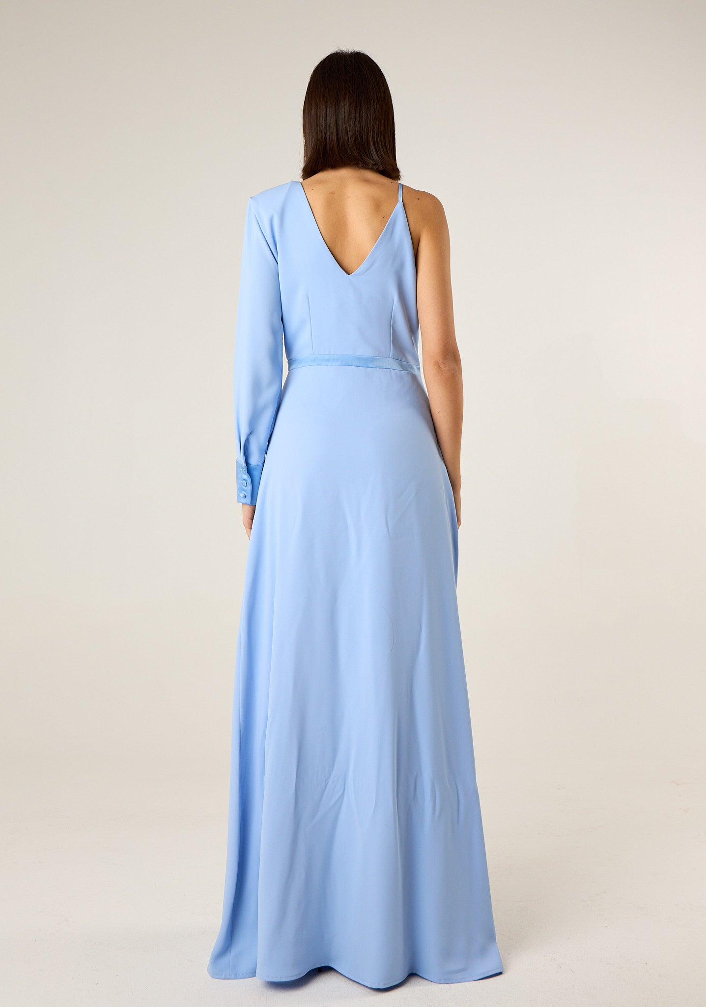 Abito lungo monospalla