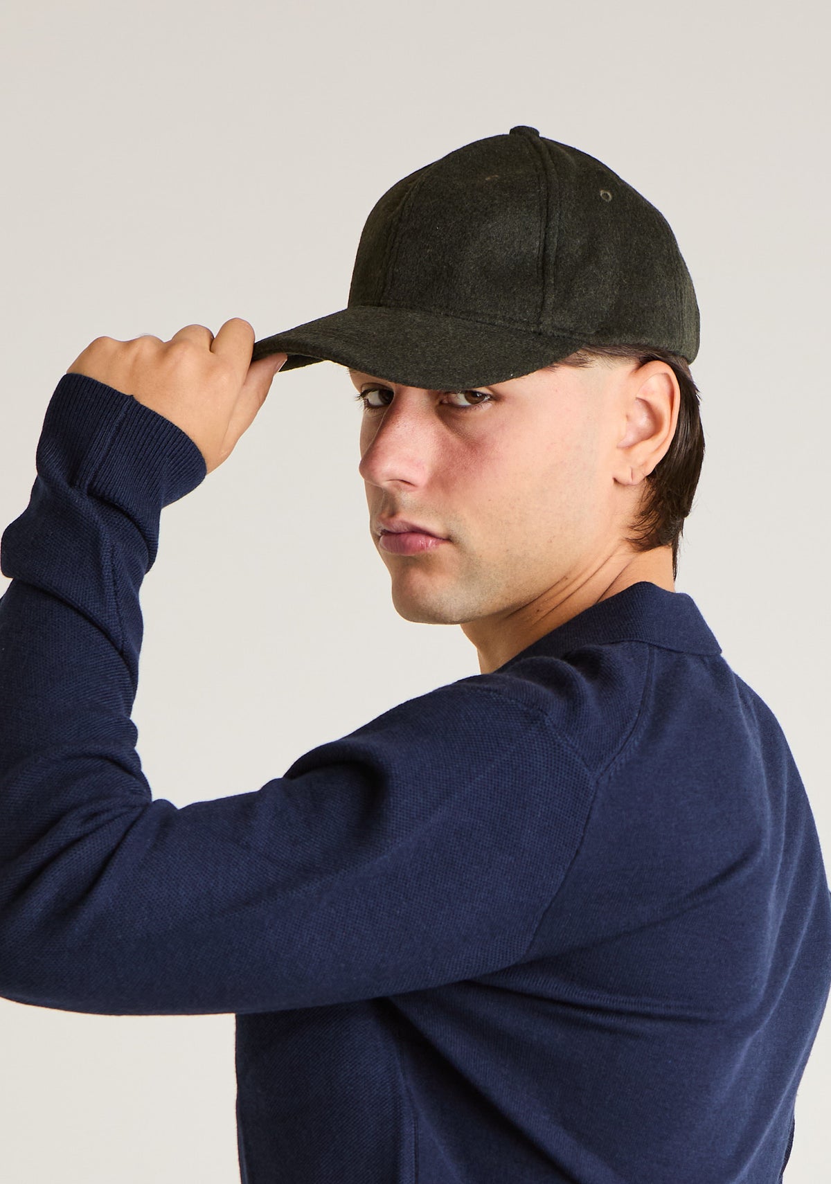 Cappello baseball in panno