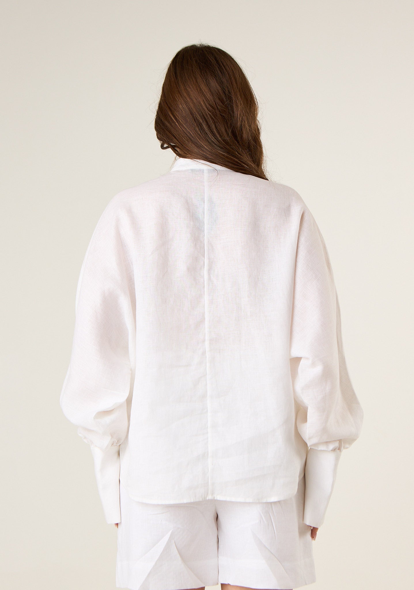 Camicia in tela di lino