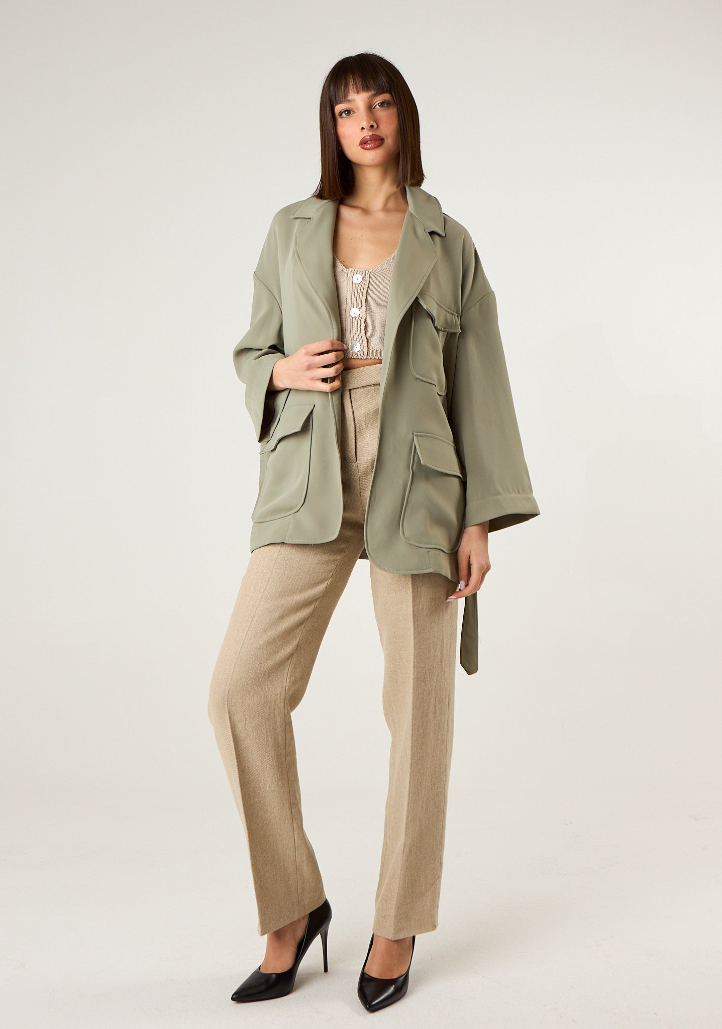 Pantalone in tela di lino