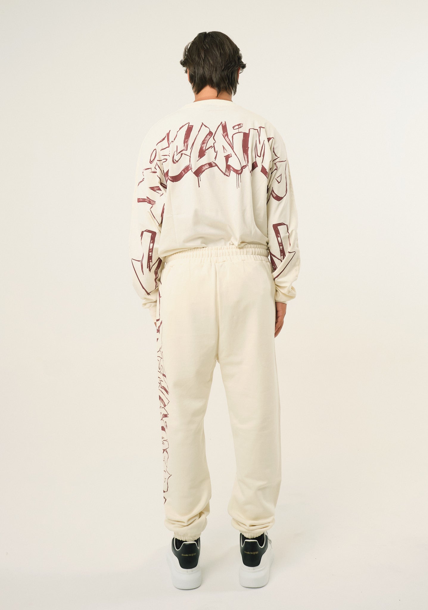 Pantalone con stampa laterale