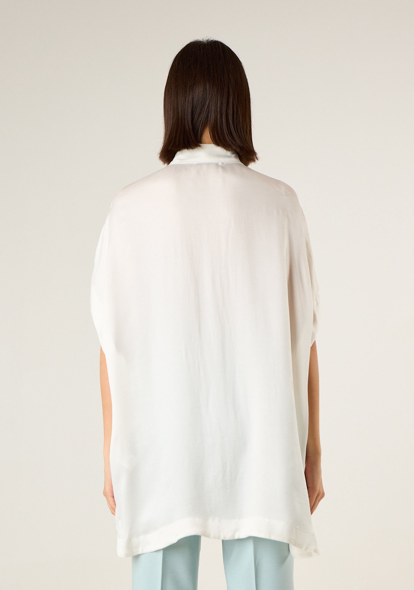 Camicia over in seta