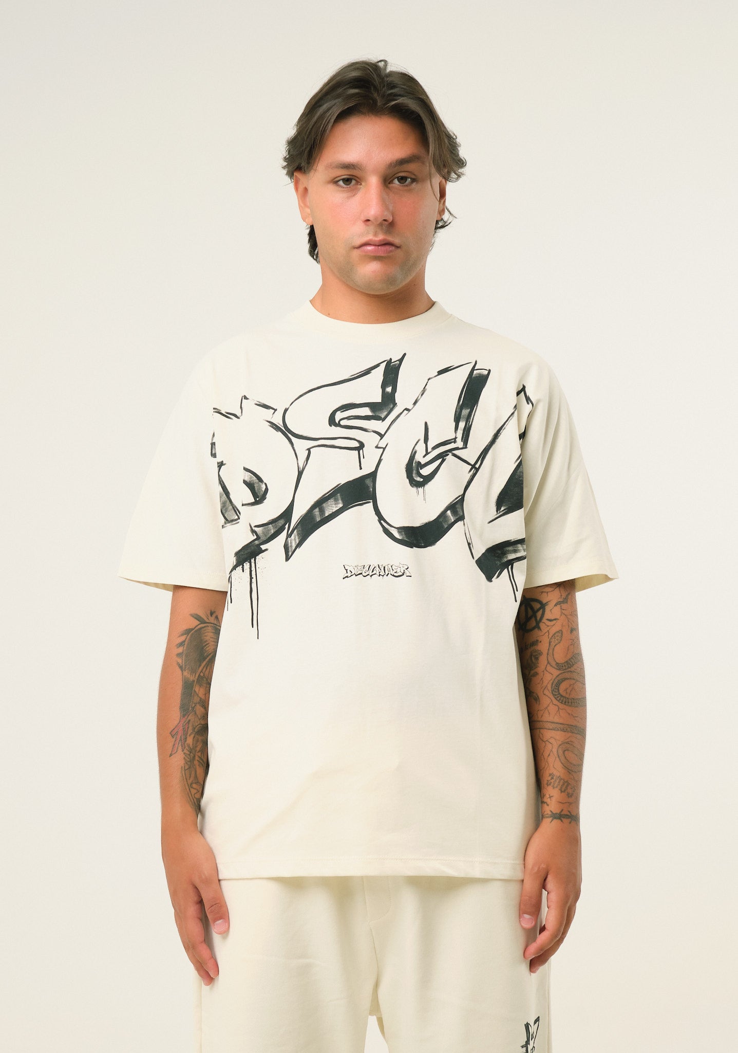 T-shirt con maxi stampa