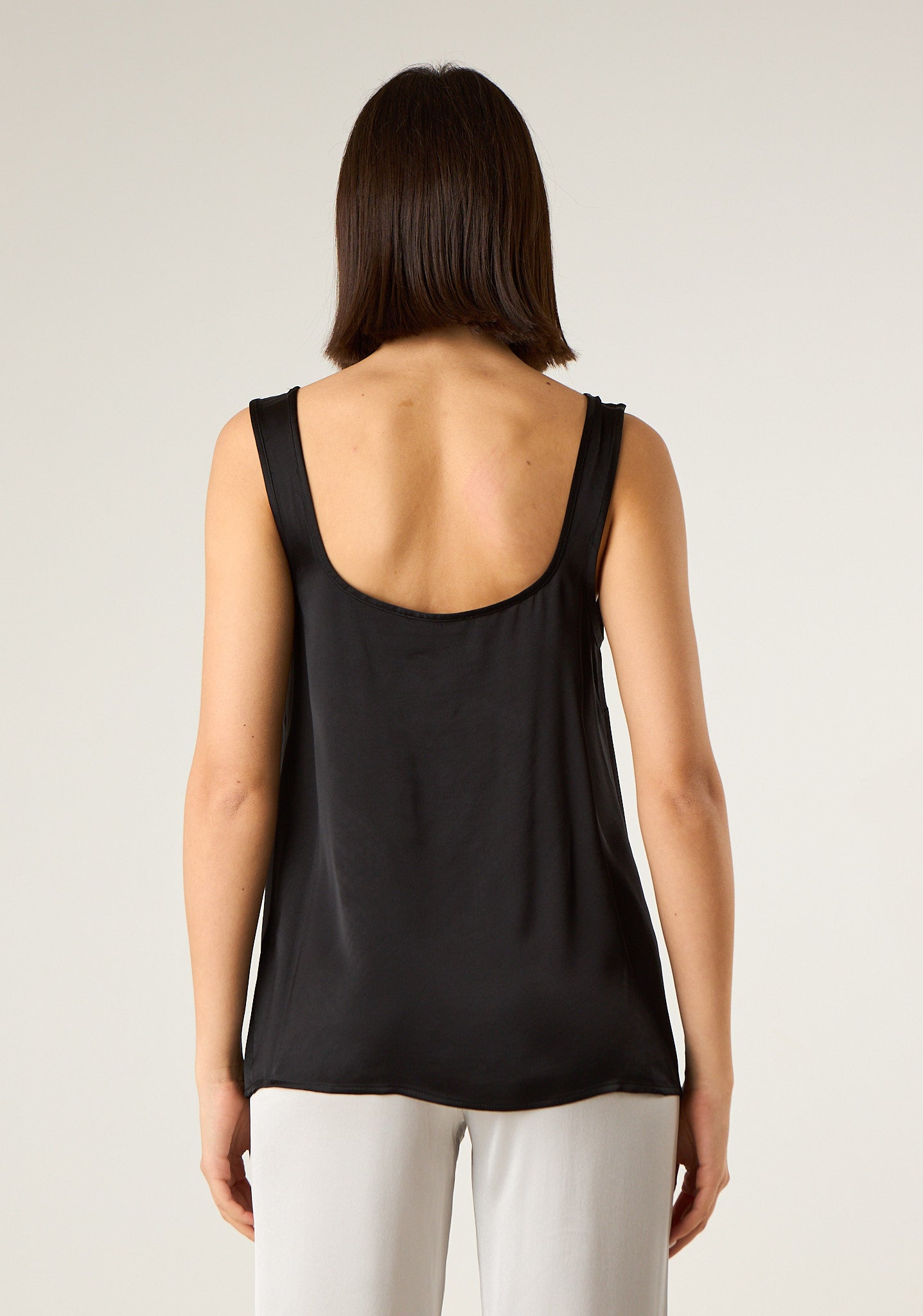 Canotta morbida in raso