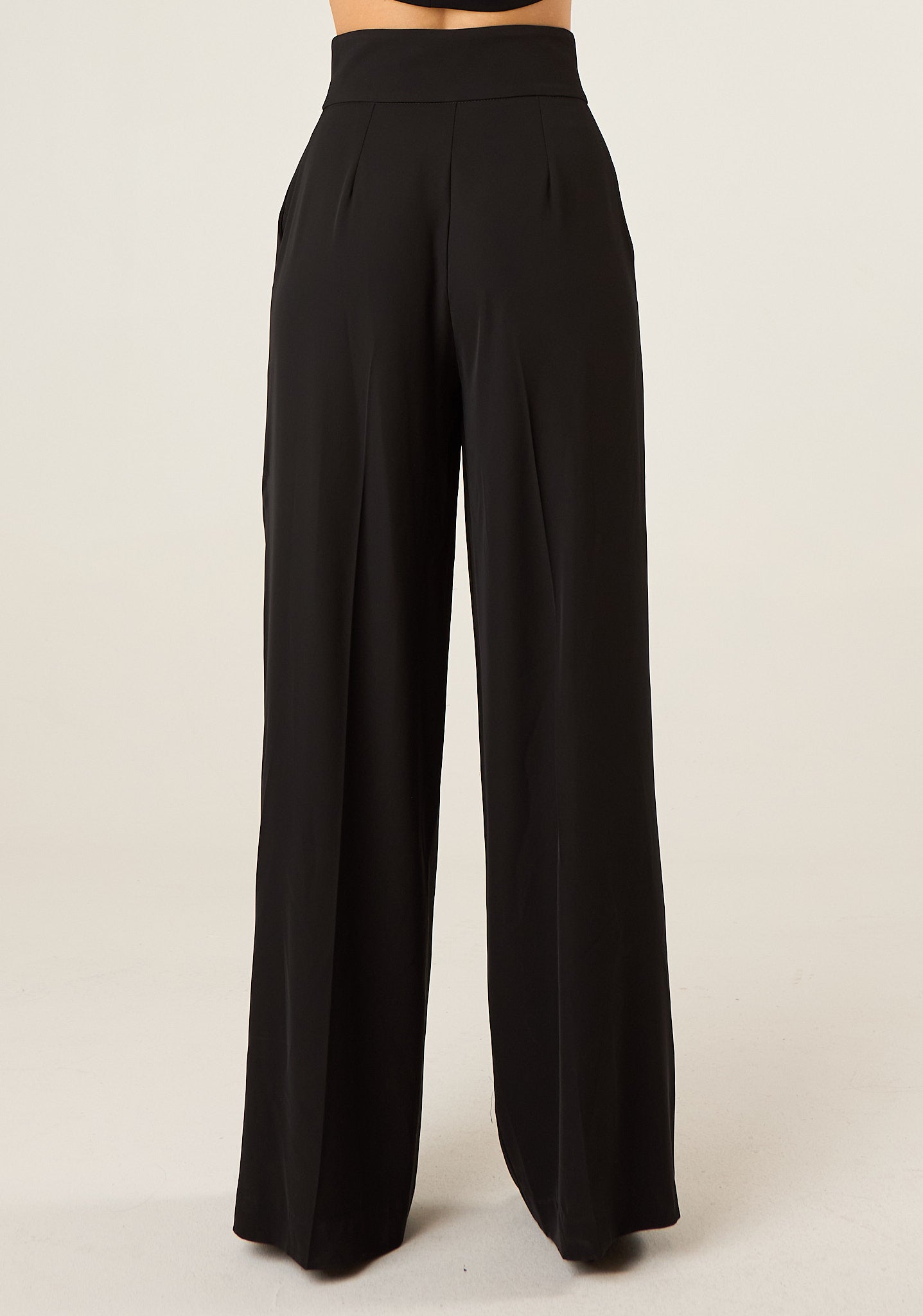 Pantalone palazzo a vita alta