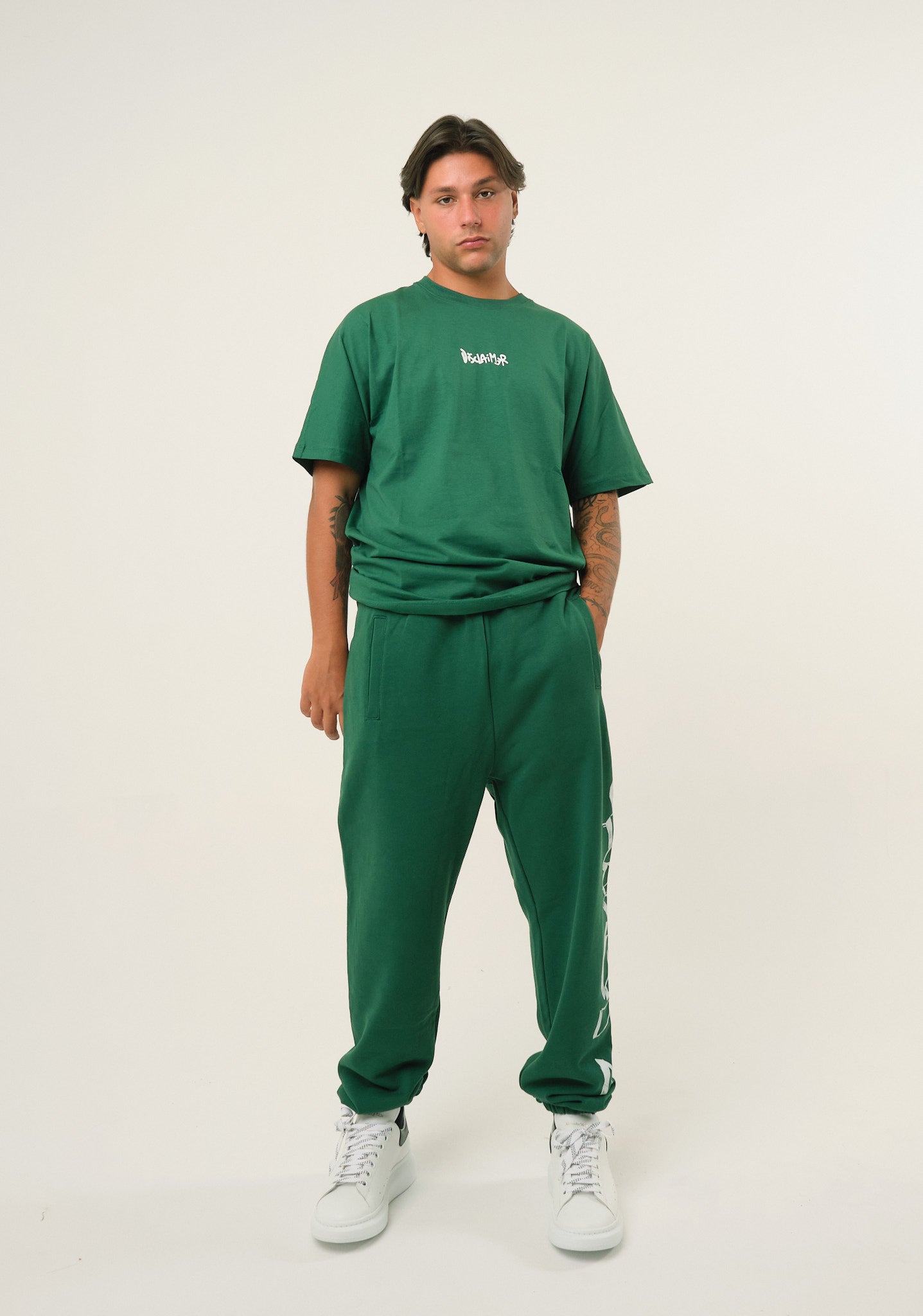 Pantalone con stampa laterale