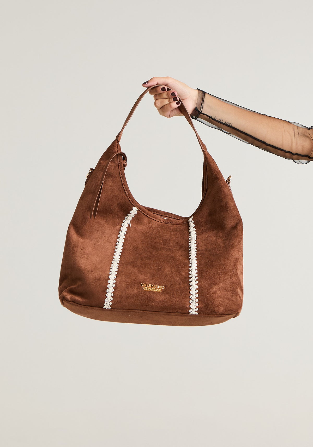 Borsa grande a mezzaluna