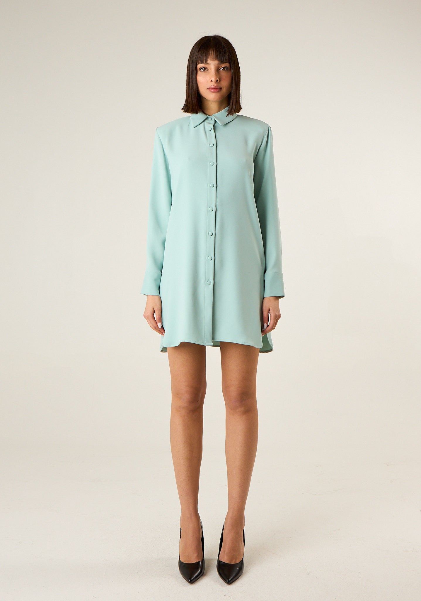 Abito corto chemisier